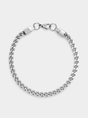 Gents Stainless Steel Herringbone Bracelet