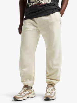 Men's Ecru Baggy Joggers