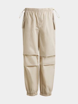 Jet Older Girls Natural Cuffed Leg Cargo Pants