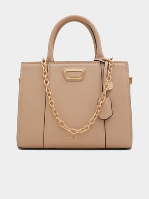 Women's ALDO Beige Tote Handbag