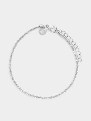 Sterling Silver Sparkling Bracelet