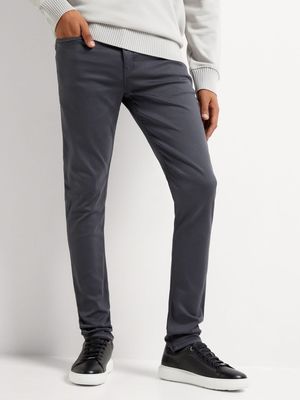 Fabiani Men's Miracle Slim leg Sage Trousers