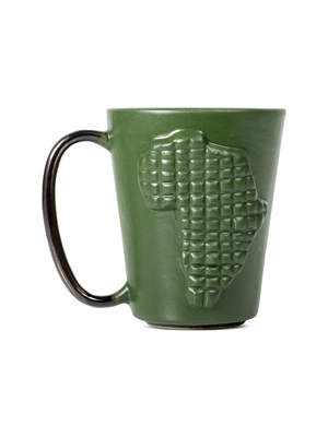 african mug - forest green 250ml