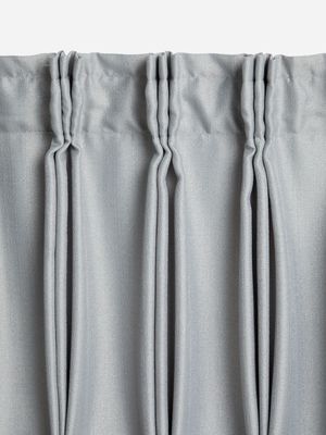 Jet Home Gray Lyra Tape Curtain 230x218