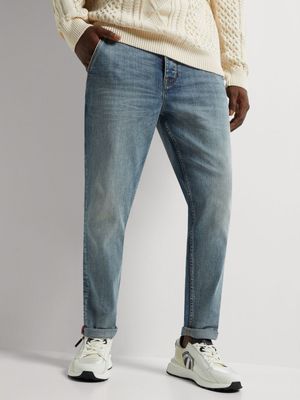 Fabiani Men's Medium Wash Denim Jeano