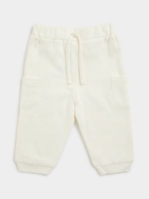 Jet Toddler Girls Cream Smiling Active Pants