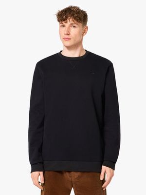 Men's Oakley Black Relax Crew Sweatshirt 2.0