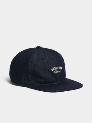 Men's Union-DNM Twill 6 Panel Navy Cap