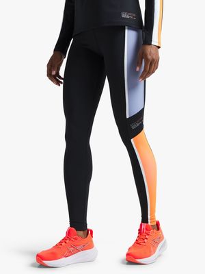 Womens TS Performance Black/Purple/Orange Tights