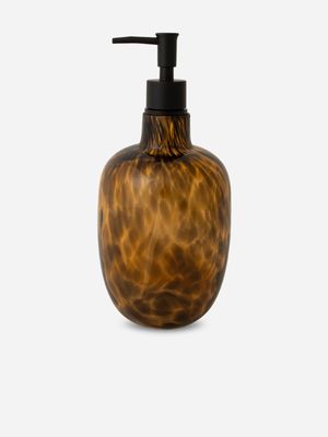 Tortoiseshell Glass Soap Dispenser