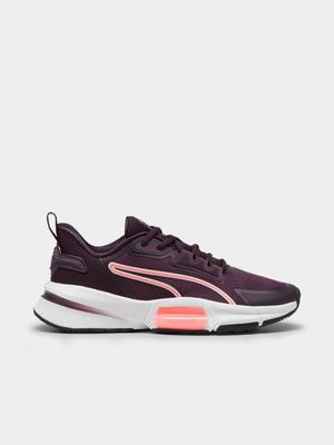 Womens Puma Pwrframe TR 3 Midnight Plum/Grey Training Shoes