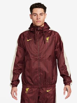 Mens Nike Liverpool FC Woven Red Tracksuit