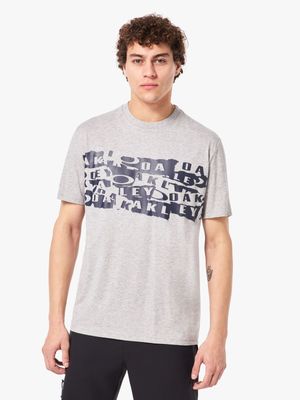 Men's Oakley Grey Golf Ransom T-Shirt