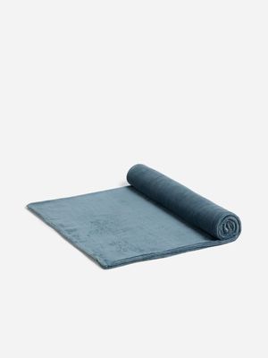 Jet Home Dark Grey 220GSM Fleece Throw