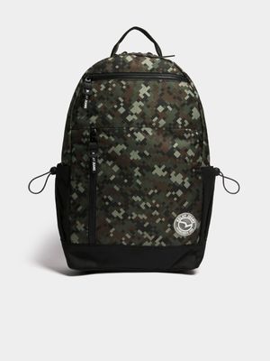 Men's Relay Jeans Front Zip Pocket Camo Backpack