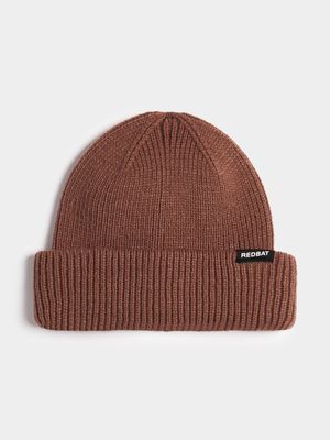 Redbat Unisex Micro Brown Beanie