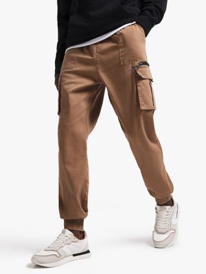 Jet Men's Tan Cargo Pants