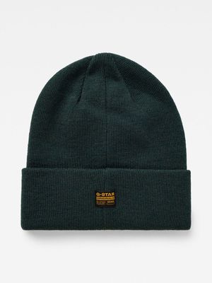 G-Star Men's Effo Raw Green Long Beanie