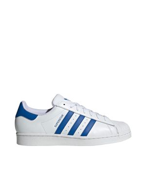 adidas Originals Men's Superstar White/Blue Sneaker