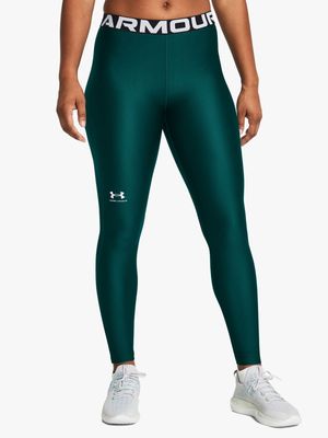 Womens Under Armour HeatGear Teal Tights