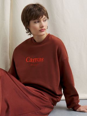 Women's Canvas Branded Sweat Top