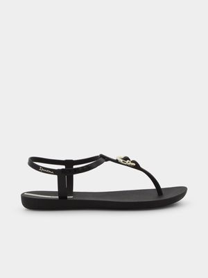 Women's Ipanema Black Class Belt Sandals