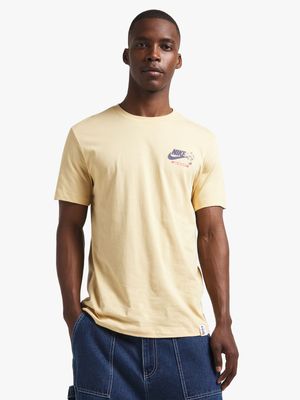 Nike Men's NSW Beige T-shirt