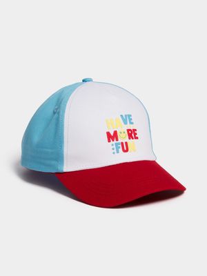 Jet Younger Boys Colourblock Have More Fun Cap