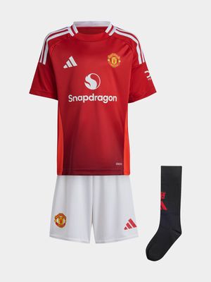 Junior adidas Manchester United Home 24/25 Mini Set