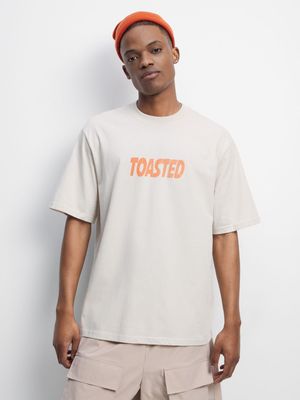 Men's Natural Toasted Graphic Top