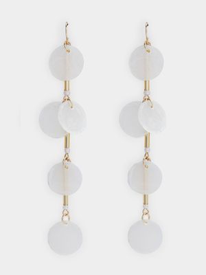 Multi Shell Drop Earring