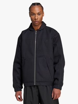 adidas Originals Men's Padded Black Denim Jacket