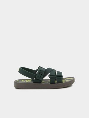 Kid's Ipanema Green & Grey Class Brasil Sandals