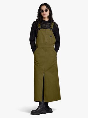 G-Star Women's Dungaree Green Dress