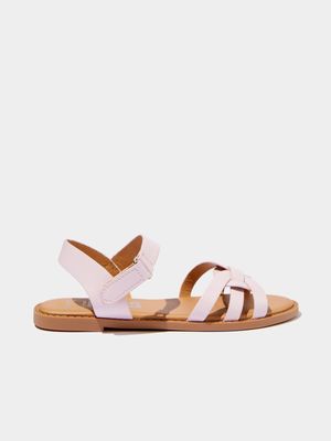 Cotton On Kids  Pink Georgie Cross Over Sandals