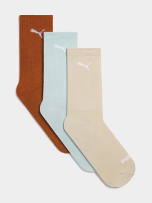 Puma Unisex 3 Pack SMU Multicolour Socks