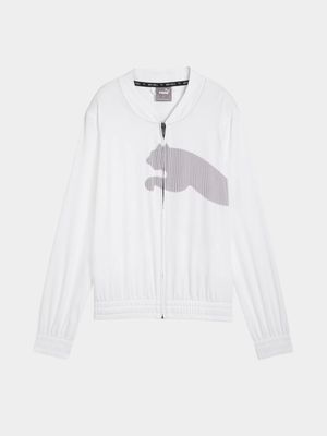 Womens Puma Train All Day White Jacket