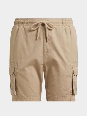 Younger Boy's Natural Utility Shorts