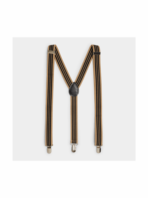 Men's Markham Stripe Triple Multicolour Suspenders