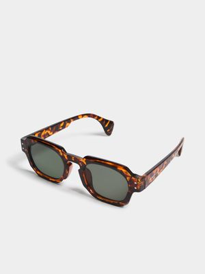 Square Tortoise Shell Wayfarer Sunglasses