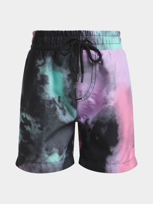 Jet Younger Boys Multicolour Tie Dye Swim Short