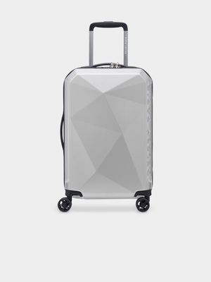 Delsey Silver Karat 2.0 55cm Cabin Trolley Case