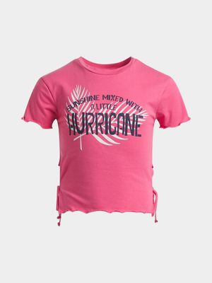 Jet Older Girls Coral Sunshine T-Shirt