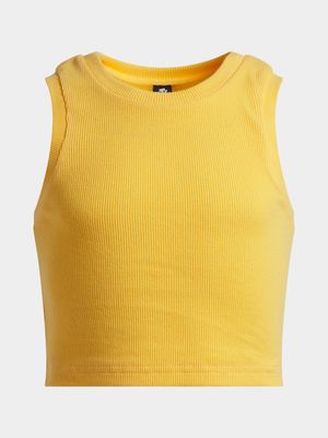 Jet Older Girls Yellow Kate Moss Tank Top