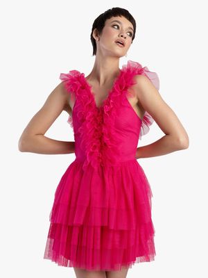 Sissy Boy Layered Tulle Mini Dress