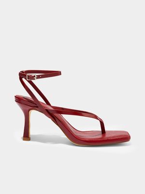 Women's Cotton On Red Edie Strappy Stiletto Heels