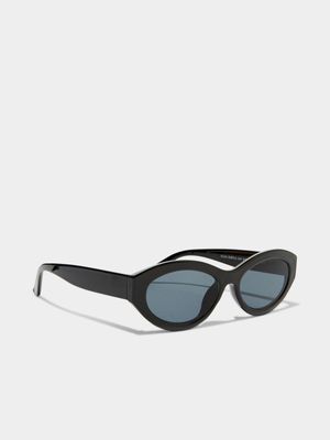 Women's Cotton On Black Eliza Subtle Cat Eye Sunglasses