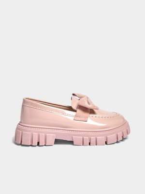 Jet Older Girls Blush Patent Loafers