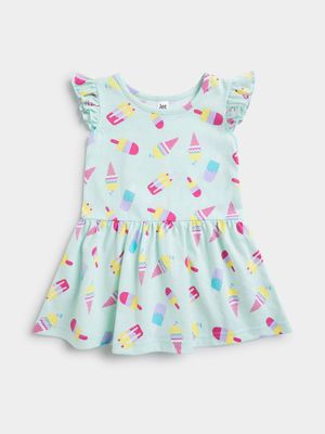 Jet Infant Girls Mint Ice Creams Dress