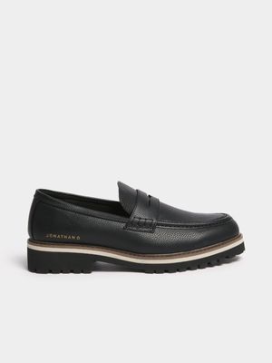 Men's Jonathan D C Moc Black Loafer